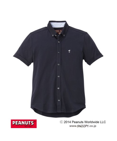 TAKEO KIKUCHI（タケオキクチ）の「PEANUTS×TAKEO KIKUCHIオリジナルポロシャツ（ポロシャツ・メンズ・パープル系/ホワイト/ブラウン/ネイビー系・M/L/LL/3L）」の4枚目の写真