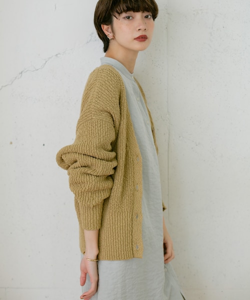 KBF（ケイビーエフ）の「ロングスリーブスラブカーディガン（）」 - WEAR