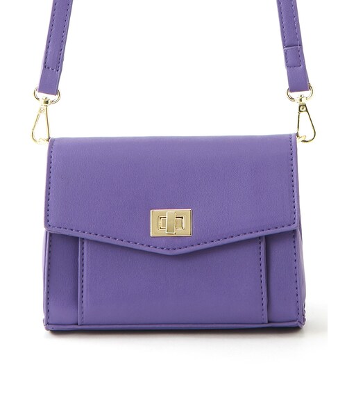 GRL（グレイル）の「2wayスクエアショルダーバッグ（ショルダーバッグ・レディース・ブラック/イエロー/パープル/モカ/ラベンダー/ボルドー・F）」の3枚目の写真