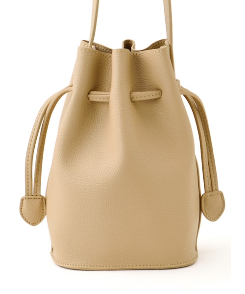 GRL（グレイル）の「巾着ショルダーバッグ（ショルダーバッグ・レディース・ブラック/ブラウン/ベージュ・F）」の3枚目の写真