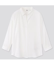 UNIQLO | レーヨンスキッパーブラウス（7分袖）(シャツ/ブラウス)