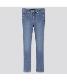 UNIQLO | ハイライズスキニーアンクルジーンズ（ビューティーコンプレッション・丈長め74cm）(デニムパンツ)