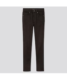 UNIQLO | ハイライズスキニーアンクルジーンズ（ビューティーコンプレッション・丈長め74cm）(デニムパンツ)