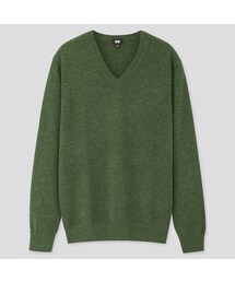 UNIQLO | カシミヤVネックセーター（長袖）(ニット/セーター)