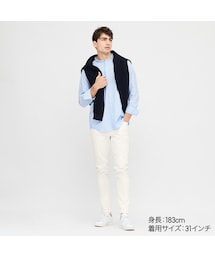UNIQLO | ストレッチセルビッジスリムフィットジーンズ(デニムパンツ)