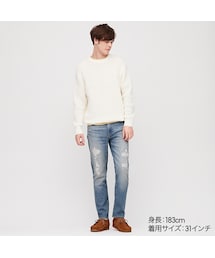 UNIQLO | スリムフィットジーンズ（ダメージ）(デニムパンツ)
