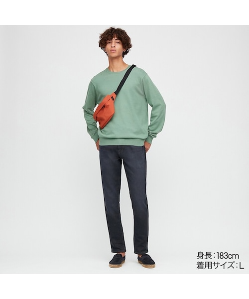 UNIQLO（ユニクロ）の「EZYジーンズ（丈標準76～79cm）（デニムパンツ・メンズ・BLACK 09/BLUE 68・L/S/XXL/XS/4XL/M/XL/3XL）」の2枚目の写真