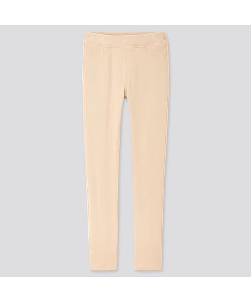 UNIQLO（ユニクロ）の「GIRLS ウルトラストレッチレギンスパンツ（その他パンツ・キッズ・BLACK 09/NATURAL 30/RED 13・110/150/160/140/130/100/120）」の2枚目の写真