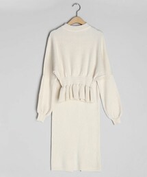 DHOLIC | フレアヘムニット&スカートSET(アンサンブル)