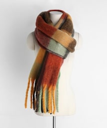 DHOLIC | ソフトタッチ配色マフラー(マフラー)