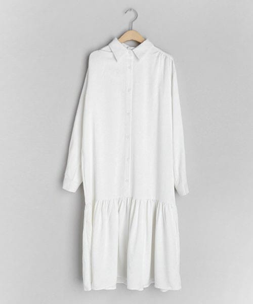 DHOLIC（ディーホリック）の「フレアヘムシャツワンピース（シャツワンピース・レディース・ブラウン/ブラック/ホワイト・FREE）」の2枚目の写真