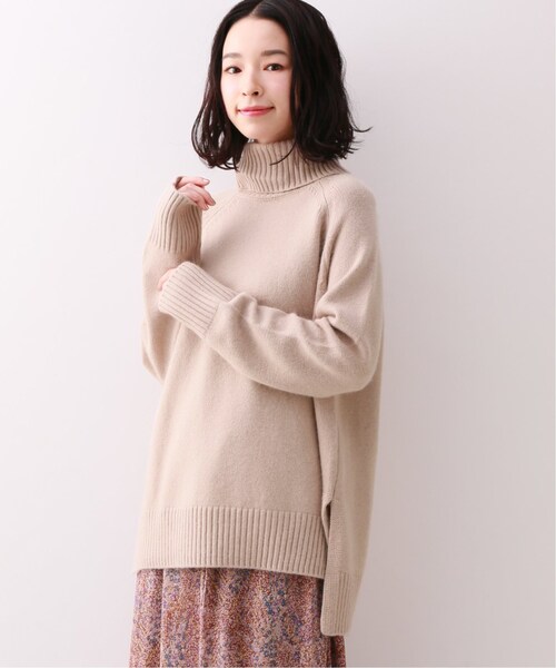 2019AW】スピックアンドスパン　アンゴラオフタートルプルオーバー  パープル Spick & Span（スピックアンドスパン）の「アンゴラオフタートルプル