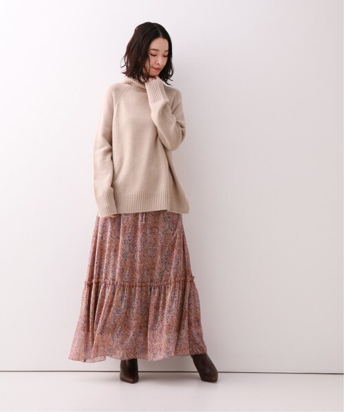2019AW】スピックアンドスパン　アンゴラオフタートルプルオーバー  パープル Spick & Span（スピックアンドスパン）の「アンゴラオフタートルプル