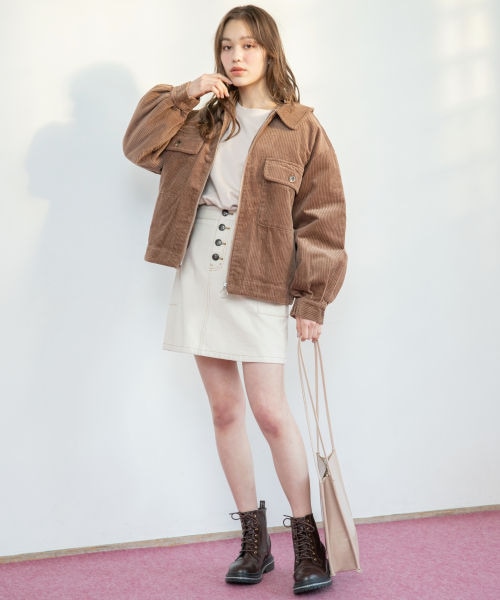 ブラウン コーデュロイジャケット Kenzo コーデュロイ ジャケット | ブラウン | FARFETCH JP