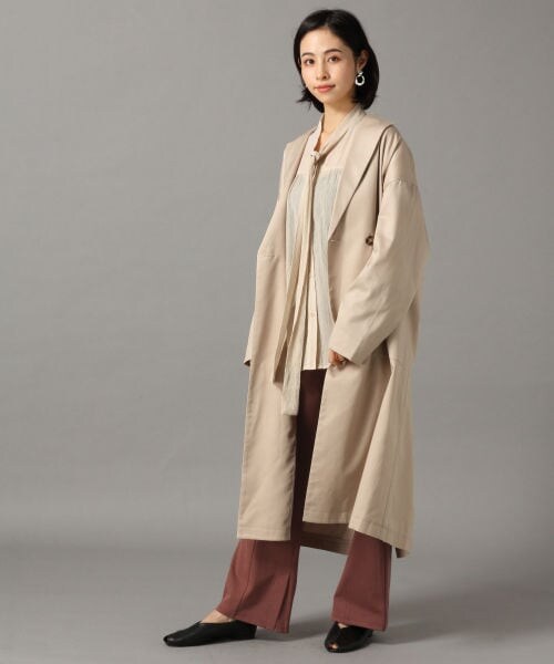 LOWRYS FARM(ローリーズファーム)の「Wチェスターコート(ジャケット/アウター・ライトベージュ/ベージュ)」の6枚目の写真