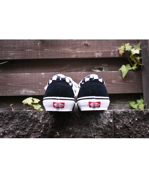 VANS★BOLD NI★チェック柄★兼用★BLACK/ASPHALT VANS ヴァンズ】Bold Ni Checkerboard BLK/MARS ボールドニー