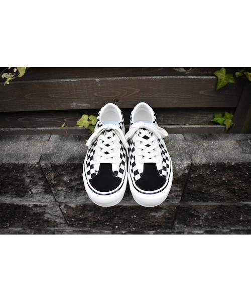 VANS★BOLD NI★チェック柄★兼用★BLACK/ASPHALT VANS ヴァンズ】Bold Ni Checkerboard BLK/MARS ボールドニー