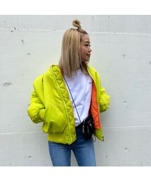 no brand | 中綿BL｢NEON｣#88(ブルゾン)