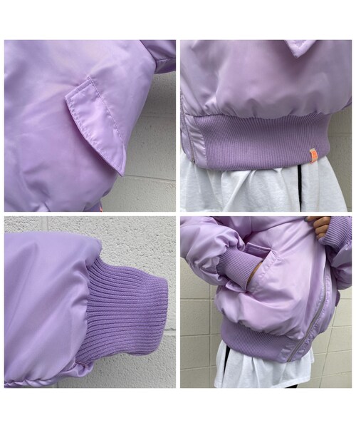 no brand（ノーブランド）の「«special event!!!!»中綿BL｢NEON｣×レイヤードロンT(SETITEM)（ブルゾン・レディース・その他）」の13枚目の写真