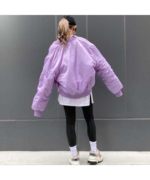 no brand（ノーブランド）の「«special event!!!!»中綿BL｢NEON｣×レイヤードロンT(SETITEM)（ブルゾン・レディース・その他）」の11枚目の写真