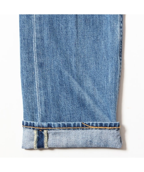 【渾身の一本 Bodies214 Ska244 定3.7万 伊製】Care label ケアレーベル ウォッシュ ストレッチ ブルーデニム パンツ ジーンズ 30 r0318_15