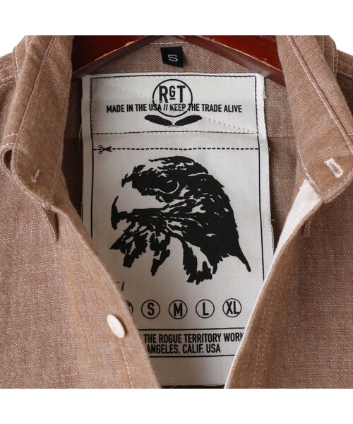 ROGUE TERRITORY(ローグテリトリー)の「Jumper Shirt Long SleeveBrown Chambray(その他・メンズ・other・XS/S/M/L)」の3枚目の写真