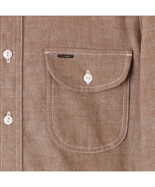 ROGUE TERRITORY(ローグテリトリー)の「Jumper Shirt Long SleeveBrown Chambray(その他・メンズ・other・XS/S/M/L)」の5枚目の写真