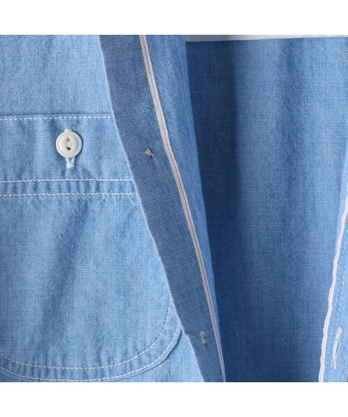 ROGUE TERRITORY（ローグテリトリー）の「Work Shirt Washed Out Chambray（その他・メンズ・other・XS/S/M）」の4枚目の写真