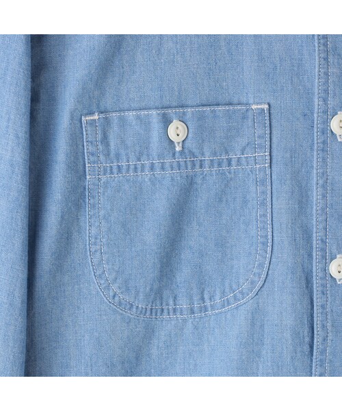 ROGUE TERRITORY（ローグテリトリー）の「Work Shirt Washed Out Chambray（その他・メンズ・other・XS/S/M）」の5枚目の写真