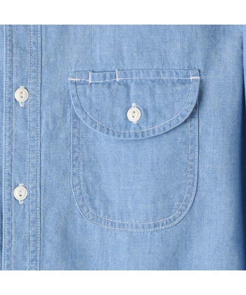 ROGUE TERRITORY（ローグテリトリー）の「Work Shirt Washed Out Chambray（その他・メンズ・other・XS/S/M）」の6枚目の写真