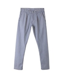 WORLD WORKERS | Seersucker Tapered Trousers Blue WR134E-ST01(パンツ)
