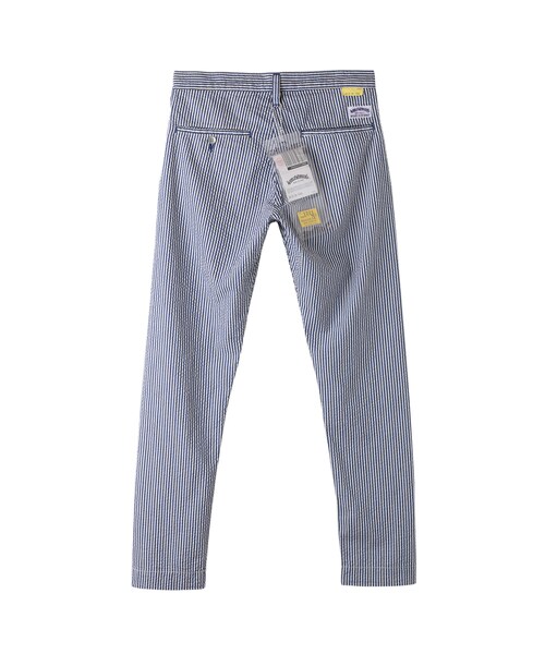 WORLD WORKERS(ワールドワーカーズ)の「Seersucker Tapered Trousers Blue WR134E-ST01(パンツ・メンズ・other・S/M/L)」の2枚目の写真