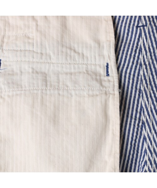 WORLD WORKERS(ワールドワーカーズ)の「Seersucker Tapered Trousers Blue WR134E-ST01(パンツ・メンズ・other・S/M/L)」の5枚目の写真