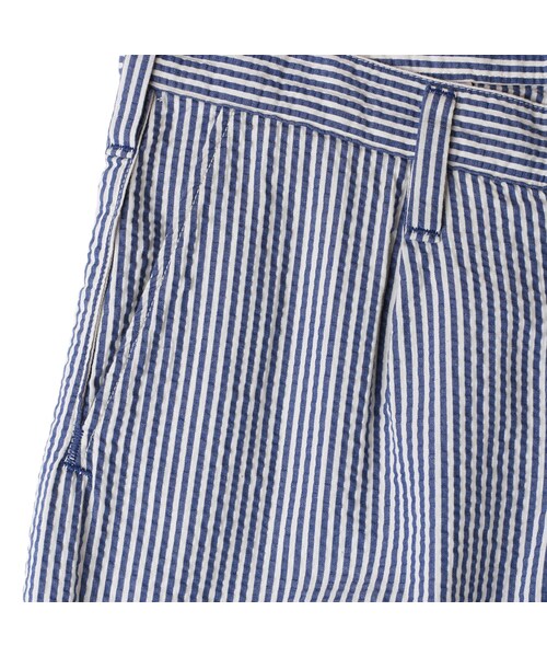 WORLD WORKERS(ワールドワーカーズ)の「Seersucker Tapered Trousers Blue WR134E-ST01(パンツ・メンズ・other・S/M/L)」の6枚目の写真