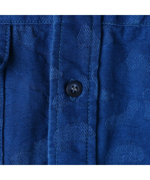 WORLD WORKERS(ワールドワーカーズ)の「Indigo-Dyed Camo Shirt WRS009D-04M(その他・メンズ・04M-Blue・S/M/L)」の6枚目の写真