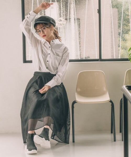 Andemiu（アンデミュウ）の「ペーパーマリンキャスケット（帽子・ブラック/ベージュ）」の3枚目の写真