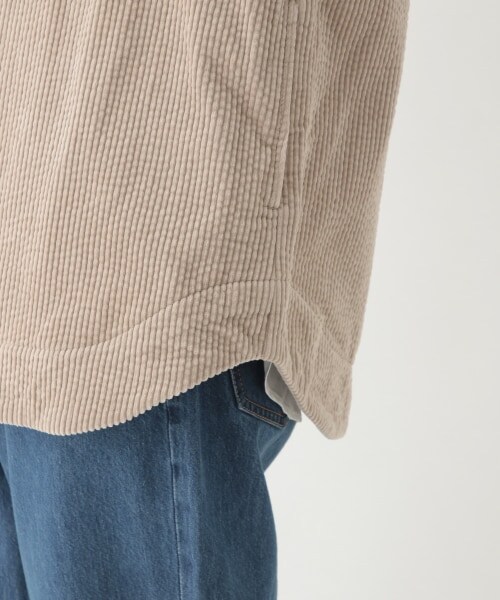 studio CLIP（スタディオクリップ）の「[.st先行予約]ポコポココーデュロイジャケット（ジャケット/アウター・ライトグレー/グリーン/ブルー）」の14枚目の写真