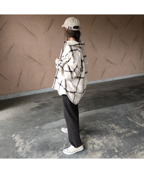 copine（コピン）の「再入荷！大人リラックスパンツ！シンプルリブニットワイドパンツ(3color)（その他パンツ・レディース・その他）」の12枚目の写真