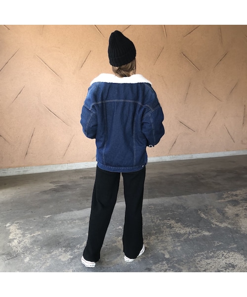 copine（コピン）の「再入荷！大人リラックスパンツ！シンプルリブニットワイドパンツ(3color)（その他パンツ・レディース・その他）」の9枚目の写真