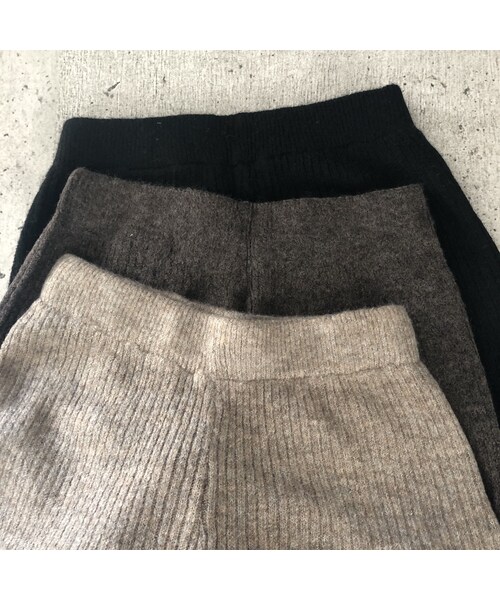 copine（コピン）の「再入荷！大人リラックスパンツ！シンプルリブニットワイドパンツ(3color)（その他パンツ・レディース・その他）」の14枚目の写真