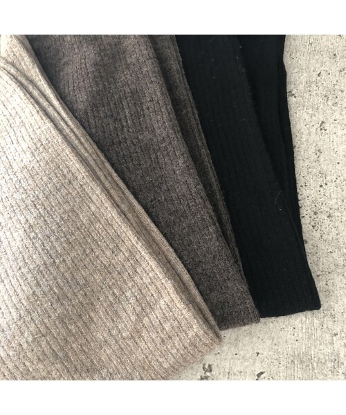 copine（コピン）の「再入荷！大人リラックスパンツ！シンプルリブニットワイドパンツ(3color)（その他パンツ・レディース・その他）」の15枚目の写真