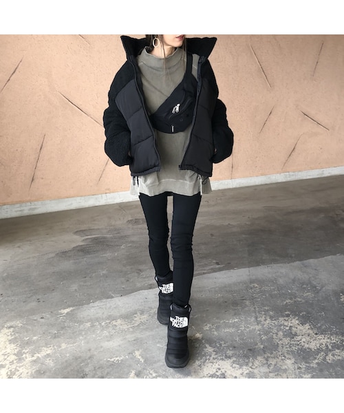 copine（コピン）の「大人カジュアル！ボア切替デザイン中綿ダウン(2color)（ダウンジャケット/コート・レディース・その他）」の7枚目の写真