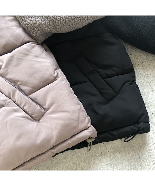 copine（コピン）の「大人カジュアル！ボア切替デザイン中綿ダウン(2color)（ダウンジャケット/コート・レディース・その他）」の14枚目の写真