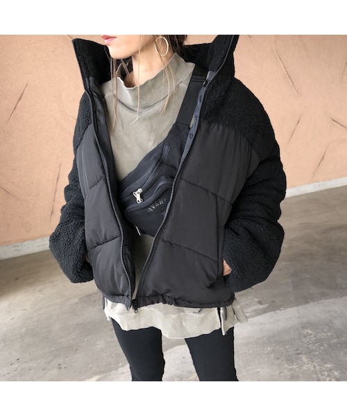 copine（コピン）の「大人カジュアル！ボア切替デザイン中綿ダウン(2color)（ダウンジャケット/コート・レディース・その他）」の10枚目の写真