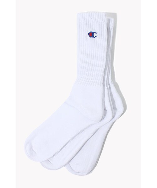 Champion（チャンピオン）の「Champion SocksWhite(3pk)（レッグウェア・メンズ・White(3pk)・230~250mm/250~270mm/270~290mm）」の4枚目の写真