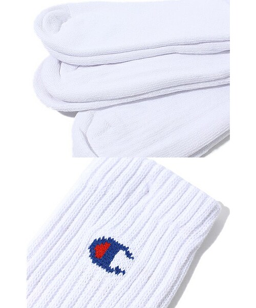 Champion（チャンピオン）の「Champion SocksWhite(3pk)（レッグウェア・メンズ・White(3pk)・230~250mm/250~270mm/270~290mm）」の5枚目の写真