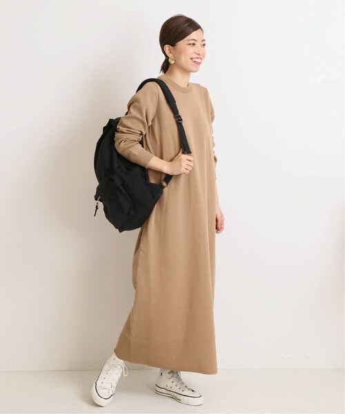 VERMEIL par iena(ヴェルメイユパーイエナ)の「12G ダブルフェイス天竺ワンピース◆(ワンピース/ドレス・ブラック/フリー/在庫なし)」の6枚目の写真