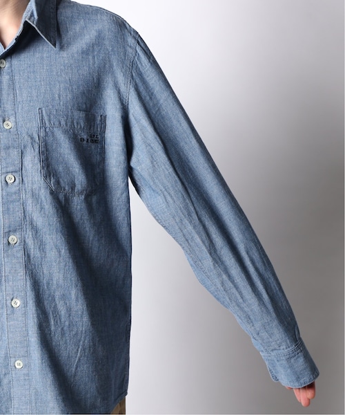 ジャーナルスタンダードレリューム☆A.P.C. × relume別注Tシャツ A.P.C. for JOURNAL STANDARD relume 別注 ロゴ刺繍 ロングスリーブTee