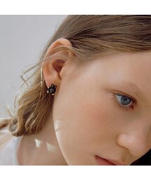 no brand（ノーブランド）の「黒くまのピアス キラキラ 韓国