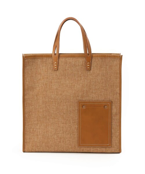 IENA（イエナ）の「別注レザーパッチ◆（バッグ・キャメル/フリー/取り寄せ）」の2枚目の写真